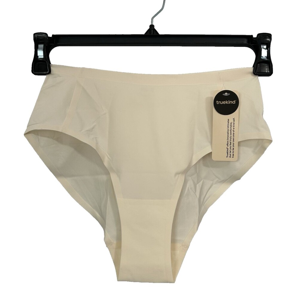 Shapermint Truekind Seamless Stretch Mid Waist Brief Women XS S Beige Comfy NWT